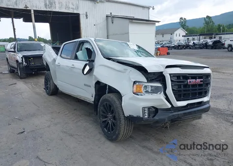 2022 GMC Canyon 4Wd Long Box Elevation from USA, damaged, VIN 1GTG6CEN5N1327336
